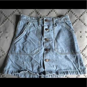 Vintage button up skirt!